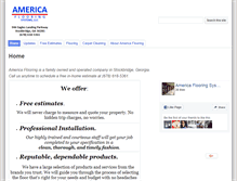 Tablet Screenshot of americaflooringsystems.com